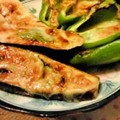 รูปของ ナスの味噌チーズ焼き