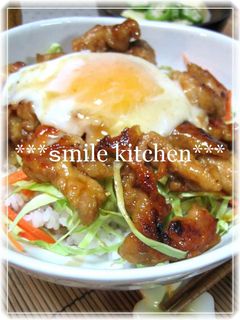 ✿温玉乗せ♡豚肉の甘辛丼✿-レシピのメイン写真