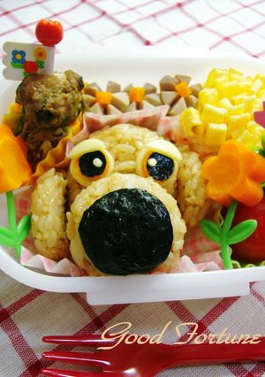 キャラ弁☆THE　DOG　弁当♪-レシピのメイン写真