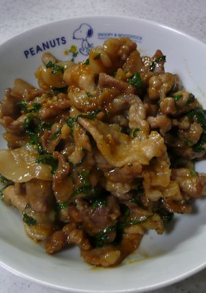 豚と大葉の味噌炒め-レシピのメイン写真