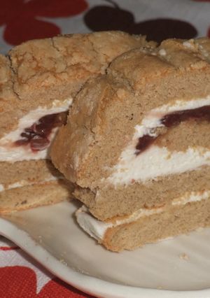 和モダンヨーグルトクリームのロールケーキ-レシピのメイン写真