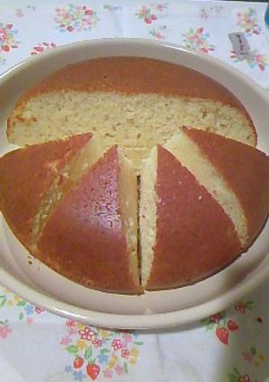 ふわふわケーキ☆炊飯器で-レシピのメイン写真