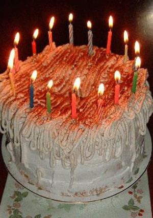 お誕生日のシフォン～マロンクリーム♪-レシピのメイン写真