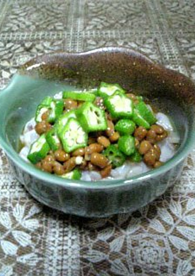 いかとオクラの納豆和え-レシピのメイン写真