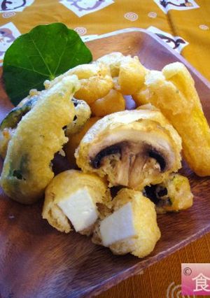 クミン＆ビール　フリッター　秋野菜で　-レシピのメイン写真