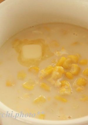 バターしょう油味のコーンスープ-レシピのメイン写真