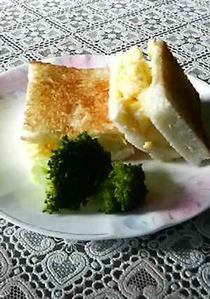 子供喜ぶ卵のホットサンドё-レシピのメイン写真