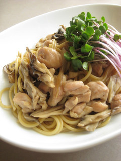 鶏肉と舞茸のパスタ♪-レシピのメイン写真