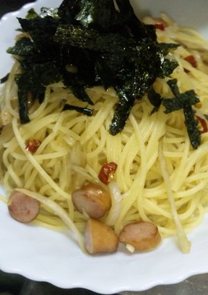 ウィンナーの☆ピリ辛和風パスタ-レシピのメイン写真