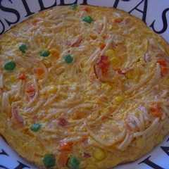 รูปของ パスタが余ったら作ってね☆パスタオムレツ