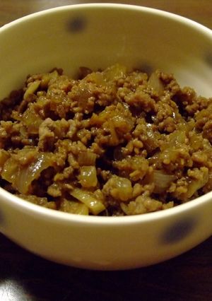 新米の季節にぴったり！美味しい肉そぼろ♪-レシピのメイン写真