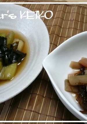 【農家のレシピ】ずいきの煮物と酢の物-レシピのメイン写真