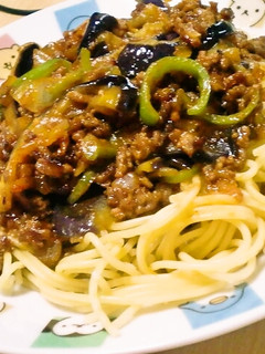 ミートソース風?茄子とひき肉でパスタ☆-レシピのメイン写真