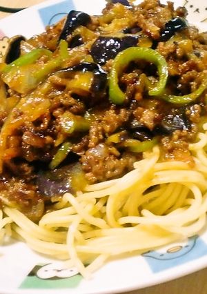 ミートソース風？茄子とひき肉でパスタ☆-レシピのメイン写真