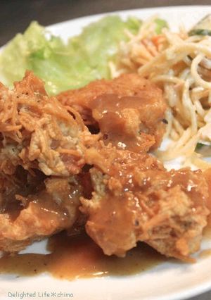 パリパリフライドチキンのゴマだれ-レシピのメイン写真