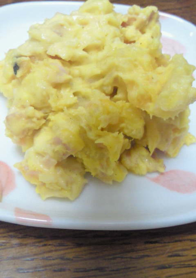 レンジで簡単さつまいもとかぼちゃのサラダ-レシピのメイン写真