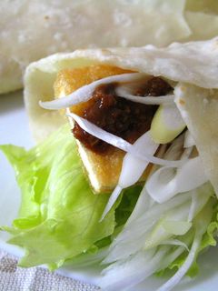 肉味噌と油揚げのクレープ巻き-レシピのメイン写真