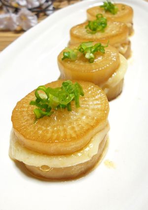 おつまみに♪大根ステーキのチーズサンド-レシピのメイン写真