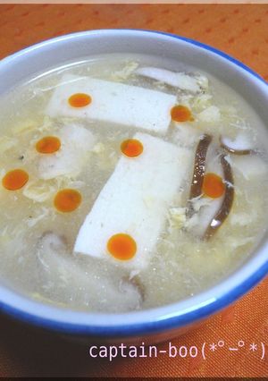 さっぱり☆豆腐の酸辣湯風スープ-レシピのメイン写真
