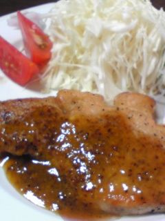 ☆簡単☆ポークステーキ☆マヨマスタード☆-レシピのメイン写真