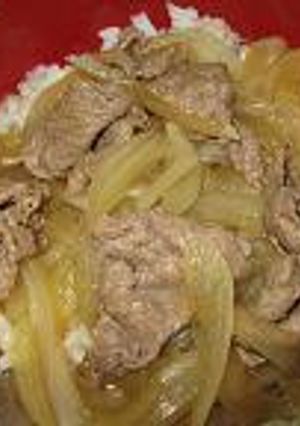 簡単！オリーブオイルで牛丼-レシピのメイン写真