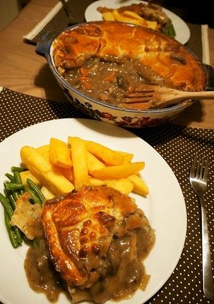 ステーキパイ（ステーキ＆キドニーパイ）-レシピのメイン写真