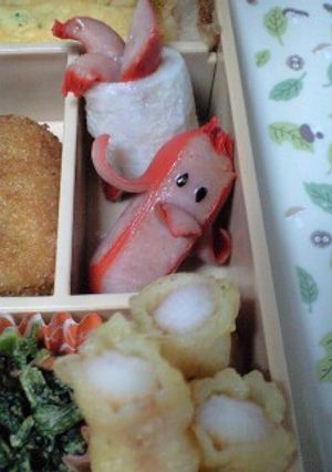 お弁当に✿ペンギンのウィンナー✿-レシピのメイン写真
