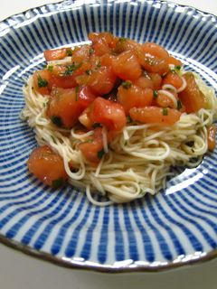 トマトのそうめん-レシピのメイン写真