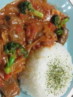 牛肉ときのこのトマトヨーグルト煮込み-レシピのメイン写真