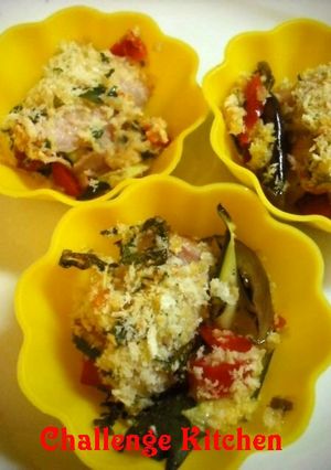 野菜クルクルベーコンのハーブパン粉焼き☆-レシピのメイン写真