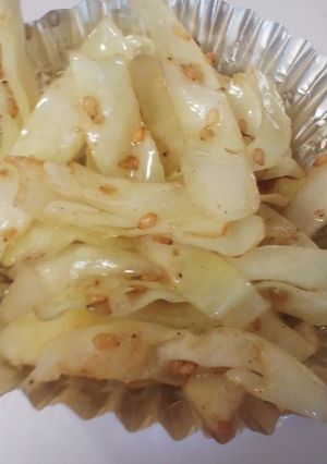お弁当に♪キャベツのゴマ炒め-レシピのメイン写真