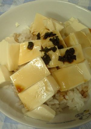 かんたん豆腐丼-レシピのメイン写真