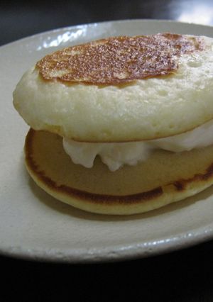 ホットケーキ☆水切りヨーグルトサンド-レシピのメイン写真