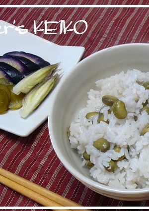 【農家のレシピ】枝豆ごはん-レシピのメイン写真