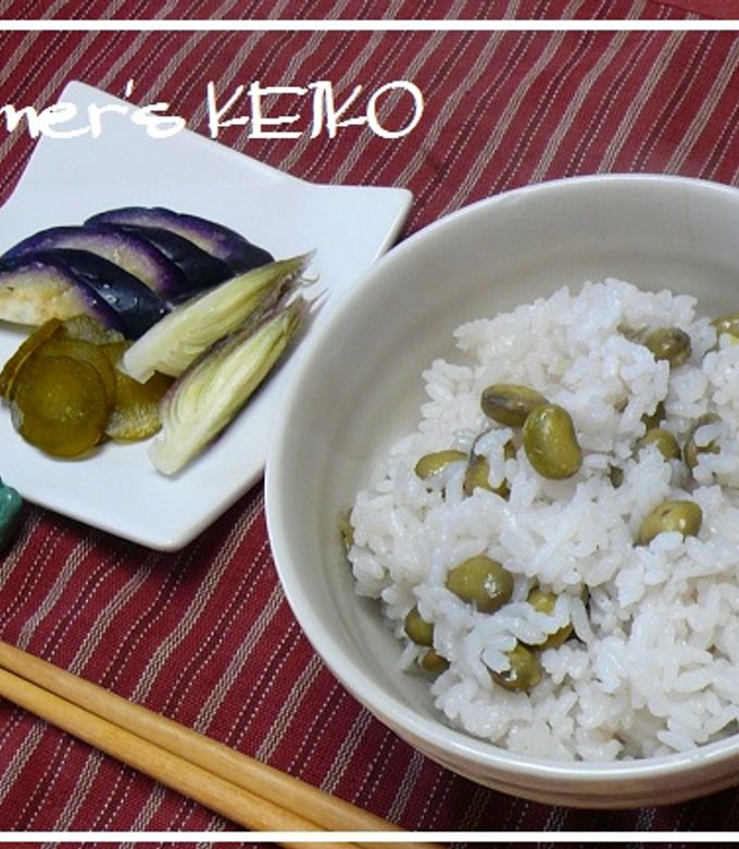 農家のレシピ】枝豆ごはん by Farmer's KEIKO 【クックパッド】 簡単