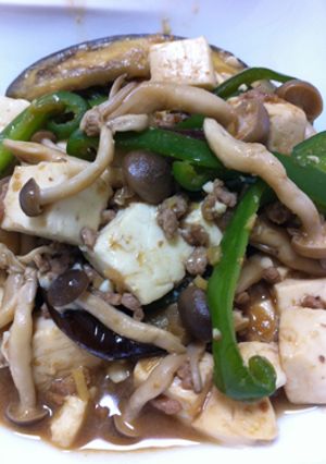夢のコラボ☆チンジャオ麻婆豆腐-レシピのメイン写真