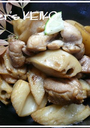 【農家のレシピ】レンコンと鶏肉の炒め煮-レシピのメイン写真