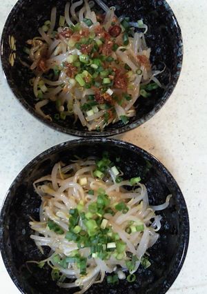 簡単　すぐ出来るもやしの和え物-レシピのメイン写真