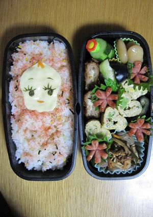 簡単キャラ弁☆キューピーちゃん♪-レシピのメイン写真