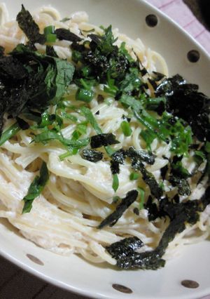 明太子パスタ-水切りヨーグルト入り-レシピのメイン写真