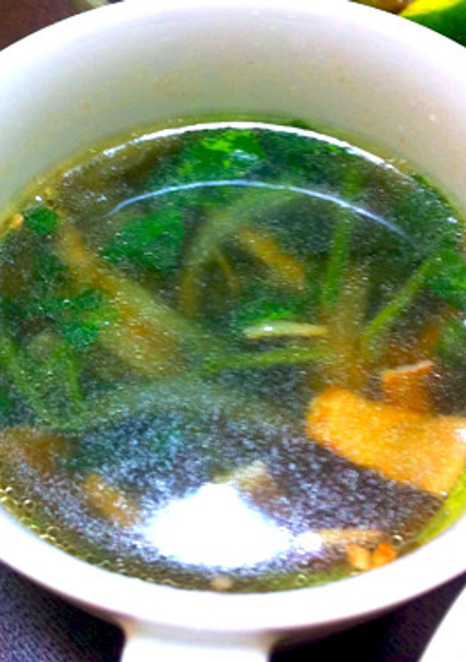 美味★ほうれん草と舞茸のスープ-レシピのメイン写真