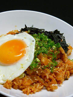 簡単☆キムチ炒飯(フライパンで作る場合)-レシピのメイン写真