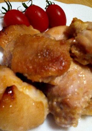 鶏もも肉のハチミツ味噌焼き-レシピのメイン写真