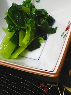 好きな青菜で洋風おひたし-レシピのメイン写真