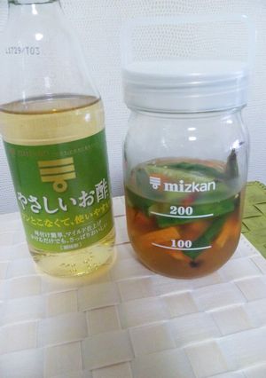 きゅうりと人参のハチミツピクルス-レシピのメイン写真