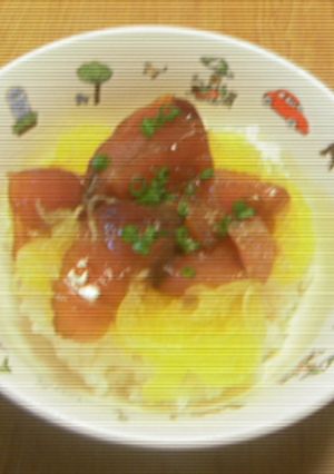 そうめん南瓜　よこわ漬丼-レシピのメイン写真