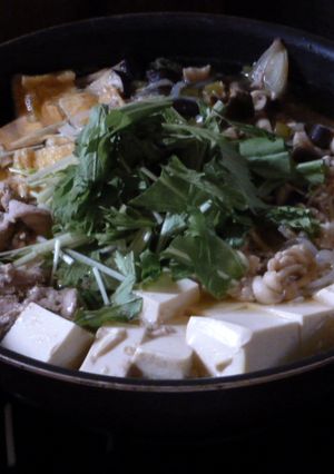 きのこと揚げの美味しいぶた鍋-レシピのメイン写真