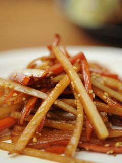大根の皮とにんじんのきんぴら-レシピのメイン写真