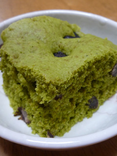 *ルクエde抹茶甘納豆蒸しパン*-レシピのメイン写真