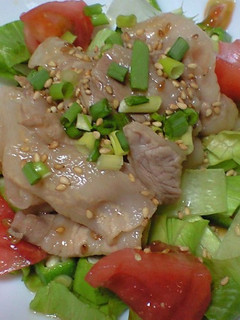 ドレッシングで♪さっぱり肉しゃぶサラダ-レシピのメイン写真